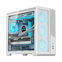 Nouveau Boîtier PC Gaming ATX Mid-Tower en Maille avec Ventilateur ARGB en Option, Support Radiateur 360mm et Filtre Anti-Poussière – Design Moderne