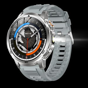 AK95 Smart Watch 1.85Inch 1000mAh Large Battery Remote Control Flashlight AMOLED Display IP68 Waterproof Unisex Outdoor Sports - Product Image 2