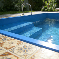 Piscine en conteneur maritime FRP, piscine portable d'extérieur pour jardin