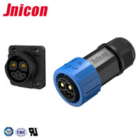Jnicon M23 8 pin 2 1 5 pin conector de motocicleta eléctrica impermeable e bike conector IP67