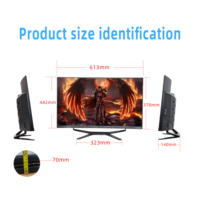 PC Todo en Uno Curvo de 27 Pulgadas, Intel Core I7, 16GB RAM, 512GB SSD, Windows 10/11, Computadora de Escritorio para Juegos con 1 Año de Garantía