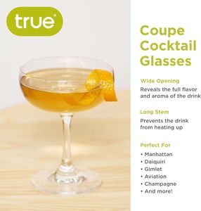 Elegante Juego de 4 Copas de <span class=keywords><strong>Martini</strong></span> de Cristal, Aptas para Congelador, para Cócteles, Bodas, Margaritas y <span class=keywords><strong>Espresso</strong></span> Martinis - Product Image 4