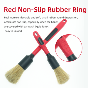 <span class=keywords><strong>Prix</strong></span> usine poils souples automobile voiture intérieur brosse de <span class=keywords><strong>nettoyage</strong></span> poignée enduite de caoutchouc <span class=keywords><strong>Auto</strong></span> détaillant brosses pour voitures - Product Image 4