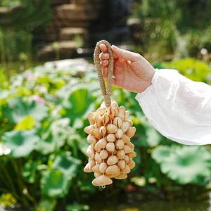 Popular Natural Nut Shell Wind <b>Chime</b> <b>Bells</b> Home Decor Hanging Ornament Healing Instrument for Yoga Meditation - Product Image 4