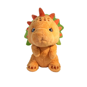 Peluche de <span class=keywords><strong>dinosaure</strong></span> Triceratops orange douce et moelleuse, jouet en peluche pour enfants, cadeau d'anniversaire, décoration de la maison - Product Image 2