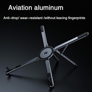 Soporte Ajustable para Portátil 5 en 1, Novedad 2026, Plegable, Ergonómico, Trípode Universal, Rotación de 360 Grados, Magnético, Color Naranja E05 - Product Image 4