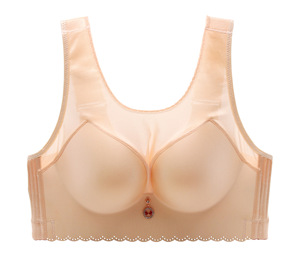 Soutien-gorge sans couture grande taille sans armatures - Soutien-gorge minimisant à maintien élevé pour poitrine généreuse, bralette à couvrance totale avec bretelles extra larges - Product Image 6