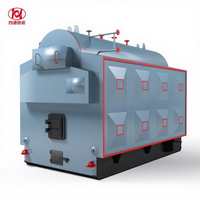 HengNuo Caldera de Agua Caliente Atmosférica Industrial Automática Horizontal de 1 Tonelada para Pellets de Biomasa de Carbón y Astillas de Madera, Diseño Profesional