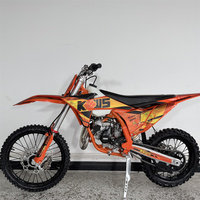 Motocicleta Todoterreno KEWS K85-g de Dos Ruedas, Motor Monocilíndrico de 2 Tiempos, Refrigeración por Agua, 85cc, Gasolina, para Niños