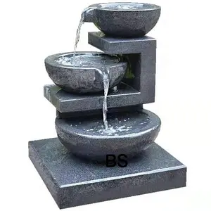 indoor or garden small natural stone water fountain sculpture for sale