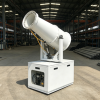 Canon à brouillard haute pression, ventilateur pulvérisateur, pistolet à eau pour le contrôle de la poussière et la création de brouillard