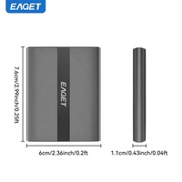 EAGET M8-1便携式固态硬盘，适用于笔记本电脑120/240/480gb/1T/2t Disques公司礼品外部硬盘便携式硬盘固态硬盘