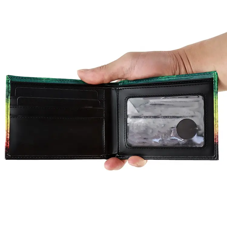 ISO BSCI factory custom logo purses designer purses genuine leather wallets card holder wallet leather for men men's wallet
