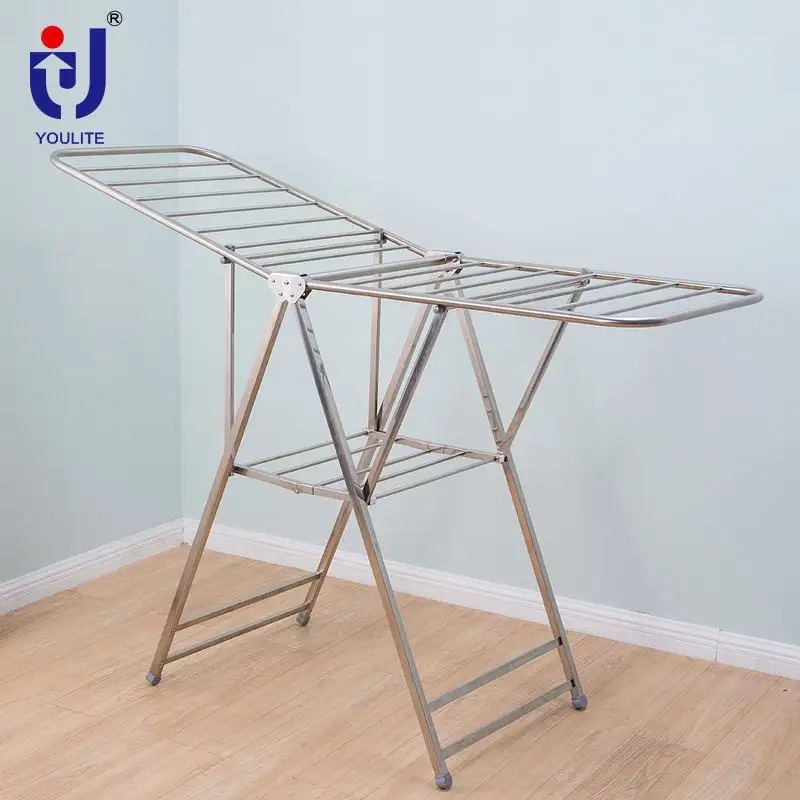 High Quality Foldable Folding Hanging Cloth Clothes Stand Drying Rack