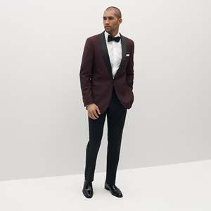 2024 hommes italien mode marié Costume un bouton mariage smoking costume grande taille plat avant <span class=keywords><strong>robe</strong></span> manteau <span class=keywords><strong>pour</strong></span> hommes - Product Image 6