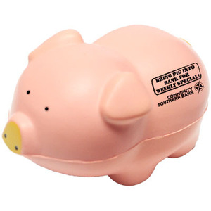 Pu Foam Piggy Bank Toy For Kids 2 To 4 Years High <b>Rebound</b> Fidget Toy Unisex - Product Image 1