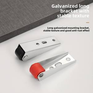 Rel Pintu Vertikal Modern untuk Furnitur Mini, Sistem Penutup Lembut, Tahan Jatuh, Bantalan Plastik Universal, Baja, Ruang Tamu - Product Image 2