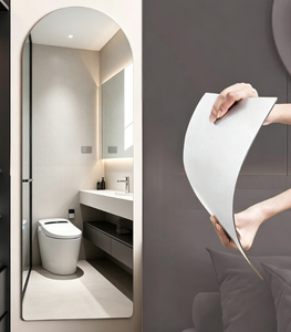 Arched Wall <b>Mirror</b> Glass Minimalist Design Decorative Home Use Wall Mounting - Product Image 4