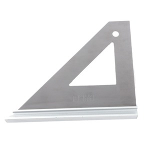 Regla Triangular MAYH de 10 cm, Escala de Ángulo Recto Metálica para Dibujo de Ingeniería - Product Image 4
