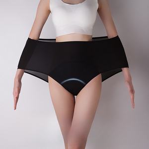 2024 donna taglio alto maglia incontinenza biancheria intima funzionale imbottitura Extra mutandine mestruali - Product Image 2