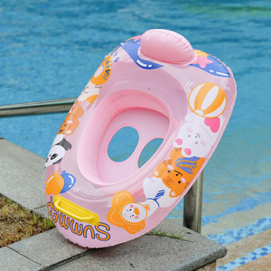 TANYOZHE Anillo de natación inflable de 60x45 cm con diseño de dibujos animados para uso en piscinas infantiles - Product Image 3