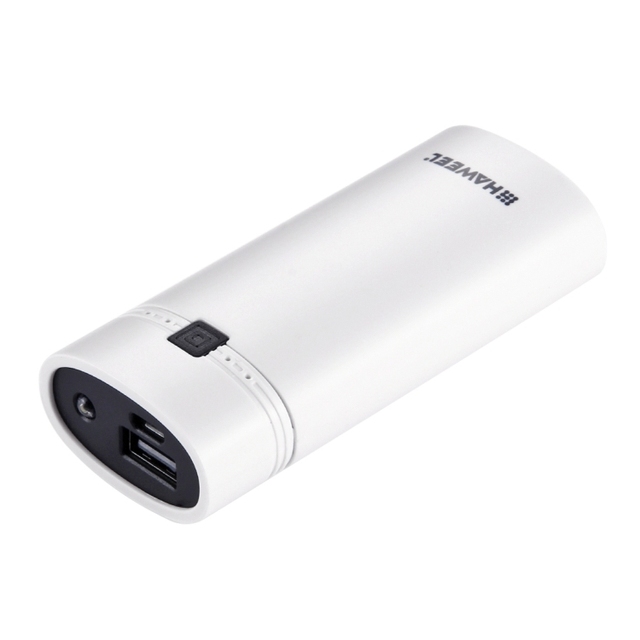 Wholesale Haweel DIY Battery Portable Charger Case Power Bank Shell Case with USB Output & Indicator