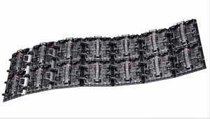 Гибкий арендный видеоэкран Jode: уличный LED-дисплей HD P3.91 для сцены и изогнутый LED-экран для музеев - Product Image 6