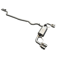 Échappement arrière en acier inoxydable pour BMW 420 425 430 G22 G23 G26 2.0T B48, système d'échappement de voiture