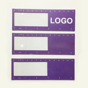 <span class=keywords><strong>Promo</strong></span> regalo righelli lente di ingrandimento costruire in PVC flessibile lettura righello - Product Image 1