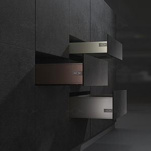 NUOMI Cabinet Drawer Slide Soft Close Runner Metal Tandem Box Drawer System Drawer Slide For Kitchen Hardware