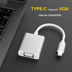 Bộ Chuyển Đổi USB 3.1 Type-C Male Sang <span class=keywords><strong>VGA</strong></span> Female Cáp Chuyển Đổi 3D Type-C Sang <span class=keywords><strong>VGA</strong></span> Hỗ Trợ Mạ Vàng 1080P - Product Image 2