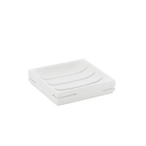 QUADROTTO LINE - Portasapone Bianco - Product Image 1