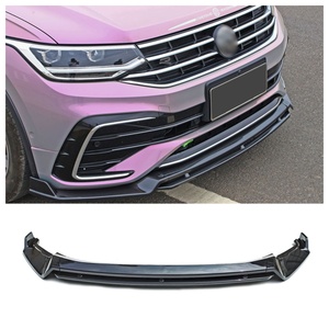 Welta Spoiler avant inférieur noir brillant en ABS haute résistance, déflecteur d'air, séparateur avant, kit carrosserie pour VW <span class=keywords><strong>Tiguan</strong></span> L R-Line 2022 - Product Image 6