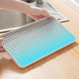 Plastic Drainboard Kitchen Sink Tray Household Bathroom Draining Board Bowl Cup <b>Dish</b> Drying <b>Rack</b> Mat Pad Food Tea Plate - Product Image 3