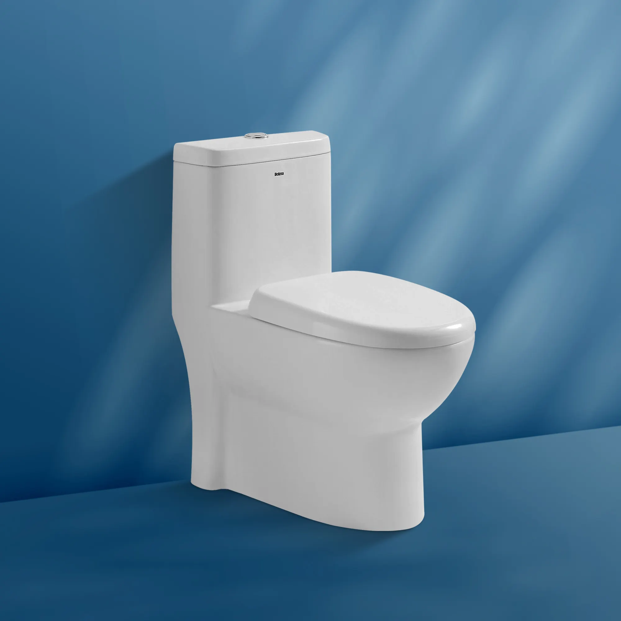 Bolina grosir cUPC standar Amerika s-trap ADA tinggi standar Flush memanjang siphonic satu bagian toilet