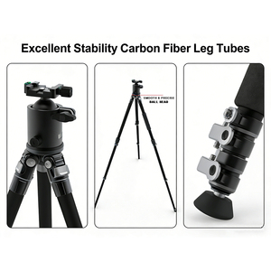 ขาตั้งกล้องสำหรับยิงปืนแบบมืออาชีพ พร้อมหัวบอล สำหรับการล่าสัตว์ ปรับความสูงได้ น้ำหนักเบา ใช้สำหรับยิงปืนและกิจกรรมกลางแจ้ง - Product Image 3