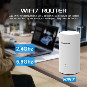 Venta caliente WiFi 7 5G CPE SDX72 BE7200 4G 5G Red celular Red de malla Soporte NFC VoLTE VoIP 5G SIM Router - Product Image 5