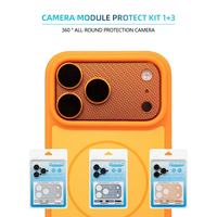 Protection d'objectif d'appareil photo pour iPhone 17 18 Pro Max – Kit de protection intégrale 360° avec verre trempé anti-rayures et revêtement AR