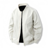 Vestes pour hommes en gros, automne et hiver, vêtements de travail personnalisés, manteau de sport, veste bomber tendance à col montant