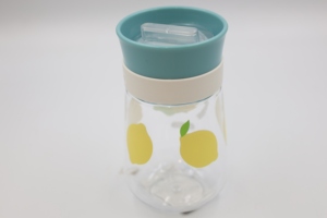 Botella de Agua Inteligente Goki Circle de 350 ml, Botella de Agua Portátil de Silicona y PP para Niños, para Hidratación Diaria - Product Image 4