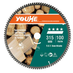 YOUHE Chine fournir 12-1/2 "315MM * 30*100T TCT <span class=keywords><strong>lame</strong></span> de <span class=keywords><strong>scie</strong></span> coupe <span class=keywords><strong>bois</strong></span> - Product Image 1