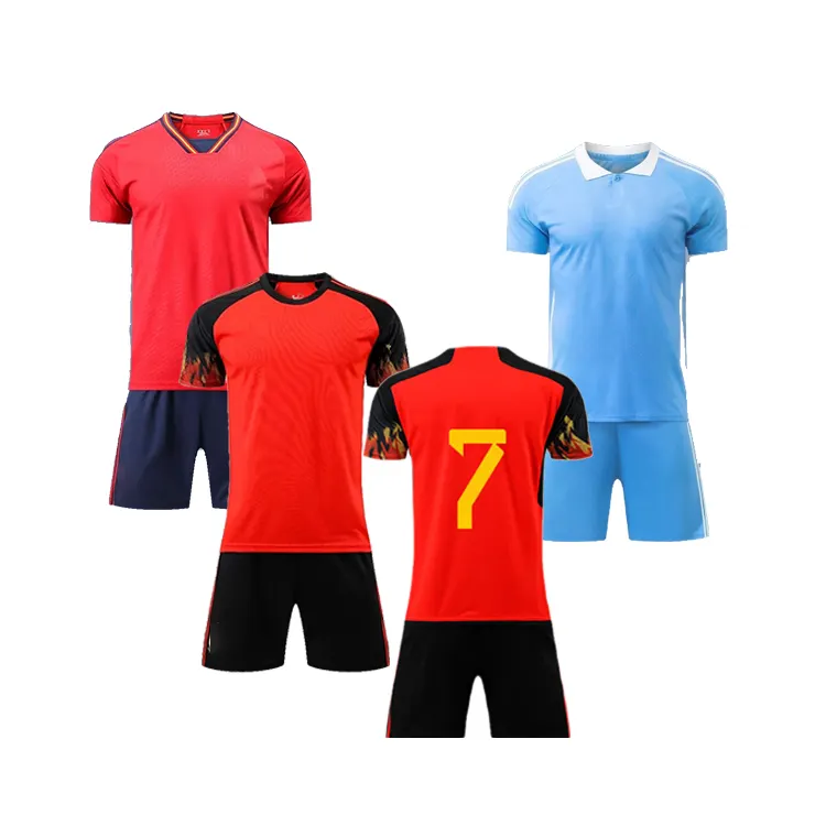 Camiseta de fútbol de secado rápido Premium 2023 2024, ropa de fútbol con bordado personalizado, diseño de uniforme de Tailandia, camiseta de equipo de club de fútbol 2024