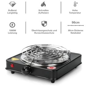 Estufa Eléctrica Multiusos de 110V y 1000W, Quemador Eléctrico de Carbón para Narguile - Product Image 3