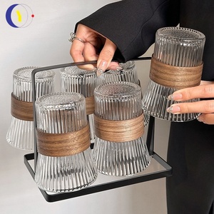 Household Heat Insulation Glass Cup Anti-Scalding Tea Water Juice Coffee Cup <b>Set</b> <b>Dinnerware</b> - Product Image 3