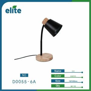 Moderna lampada da tavolo con Base in legno rosa bianco rosso in metallo per casa ufficio Hotel camera da letto soggiorno illuminazione ferro da stiro elettrico bambù - Product Image 1