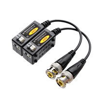 Balun de Video HD de 8MP al por Mayor, Transmisor BNC Pasivo de Par Trenzado sobre Cat5e/6 para Sistema de Monitoreo AHD/TVI/CVI/CVBS, Alcance de 300M