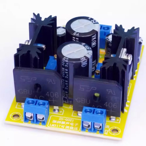 Placa de fuente de alimentación estabilizada ajustable <span class=keywords><strong>LM317</strong></span> DC Fuente de alimentación estabilizada de doble canal ACDC Positivo y negativo ajustable - Product Image 4