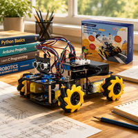 ACEBOTT NOUVEAU Kit de Robot Éducatif STEM ESP32 4WD Mecanum pour Enfants, Apprentissage DIY, Codage Python, Kits de Robotique pour Enfants, Compatible Arduino