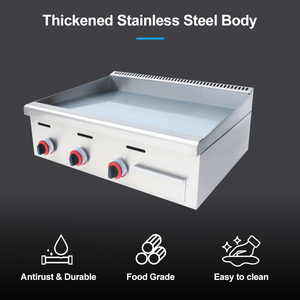 Bán chạy nhất <span class=keywords><strong>Countertop</strong></span> Heavy Duty thương mại cảm ứng vỉ nướng nhà hàng gas phẳng vỉ nướng - Product Image 4