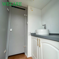 Wecare mobile de luxe toilettes portables extérieur portable douche salle de bain remorque